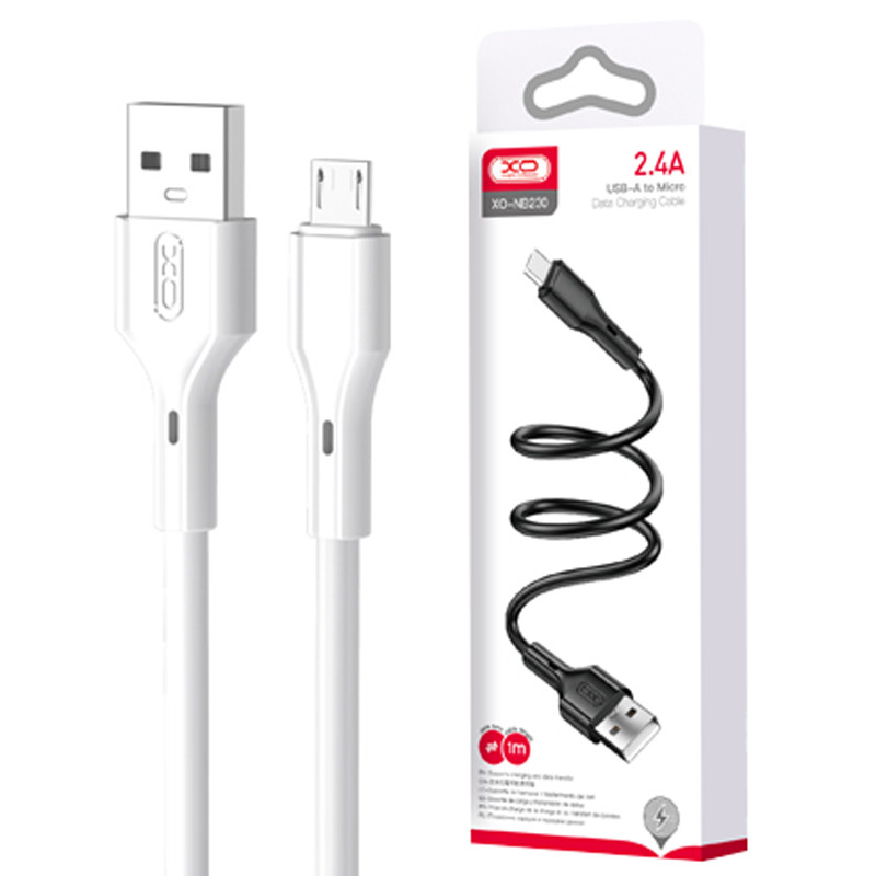 کابل میکرو یو اس بی فست شارژ XO XO-NB230M 2.4A 1m