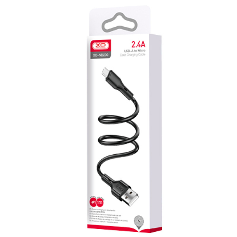 کابل میکرو یو اس بی فست شارژ XO XO-NB230M 2.4A 1m