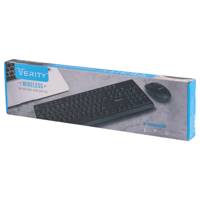 کیبورد و موس بی سیم Verity V-KB6142W