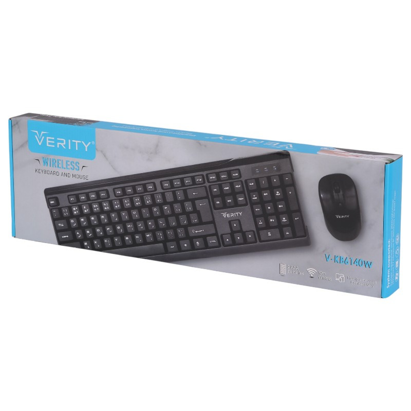 کیبورد و موس بی سیم Verity V-KB6140W