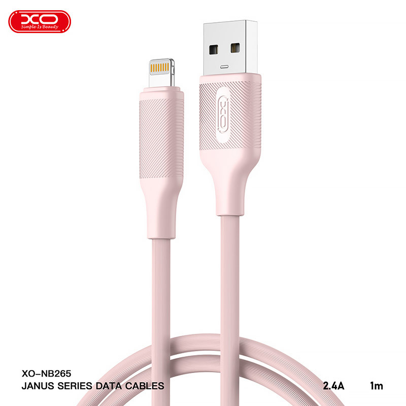 کابل آیفونی فست شارژ XO XO-NB265 2.4A 1m