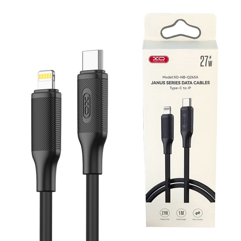 کابل تبدیل فست شارژ XO NB-Q265A Type-C To Lightning 27W 1m