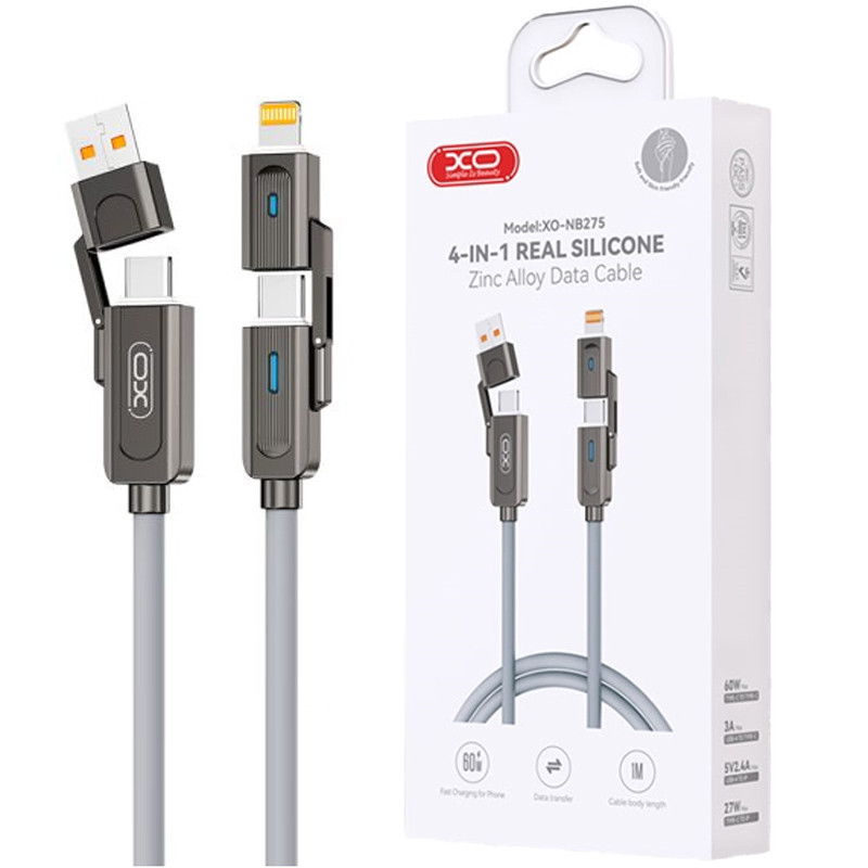 کابل تبدیل فست شارژ XO XO-NB275 3A 60W 1m
