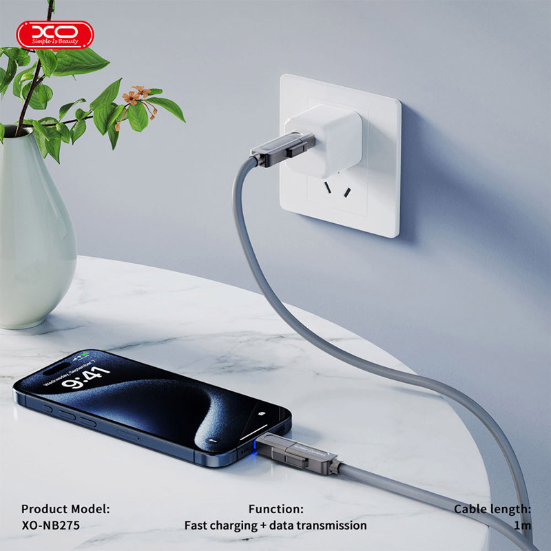 کابل تبدیل فست شارژ XO XO-NB275 3A 60W 1m