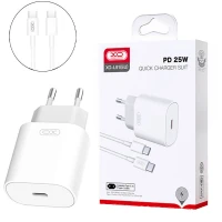 شارژر دیواری 25 وات ایکس او XO-L91 QC4.0+ PD3.0 3A + کابل تایپ سی