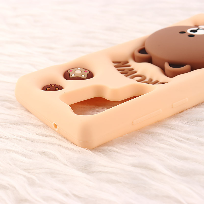 قاب سیلیکونی Vip Max سامسونگ Galaxy S23 Ultra پاپ سوکت دار طرح Bear