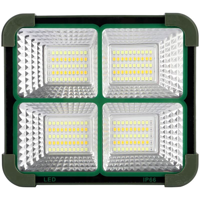 پروژکتور سیار شارژی و پاور بانک خورشیدی D08