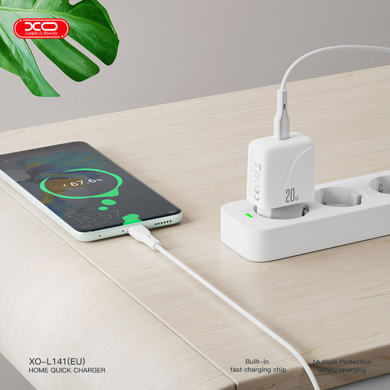 شارژر دیواری 20 وات ایکس او XO-L141 PD