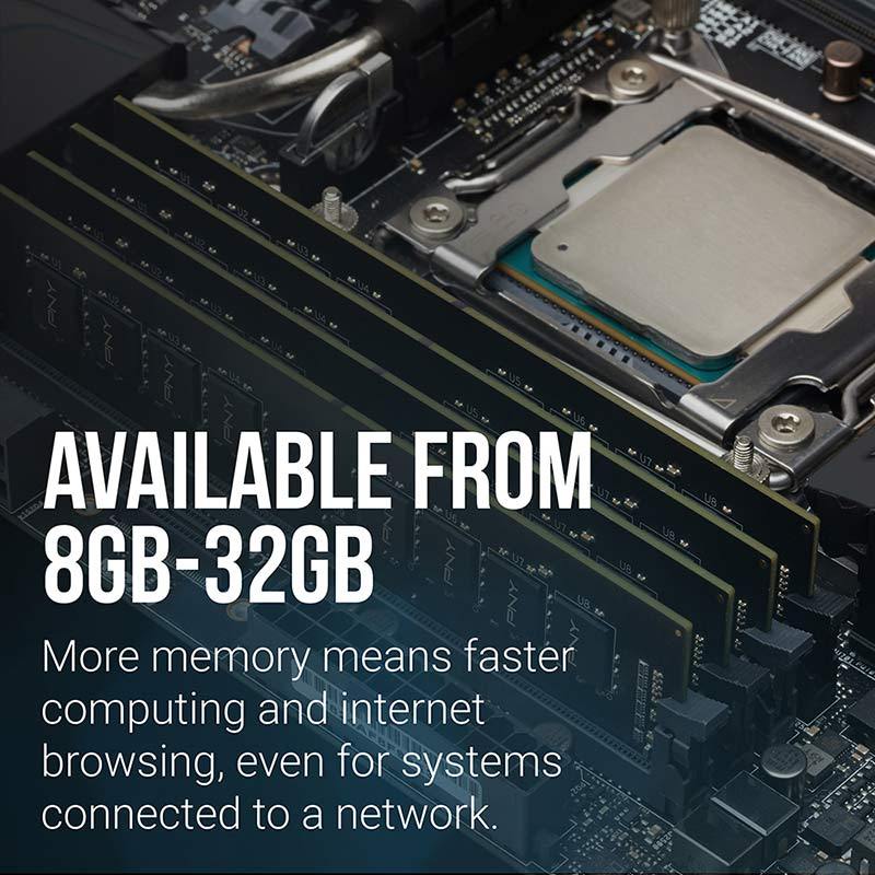 رم کامپیوتر &nbsp;PNY Performance DDR4 32GB 3200MHz CL22 Single