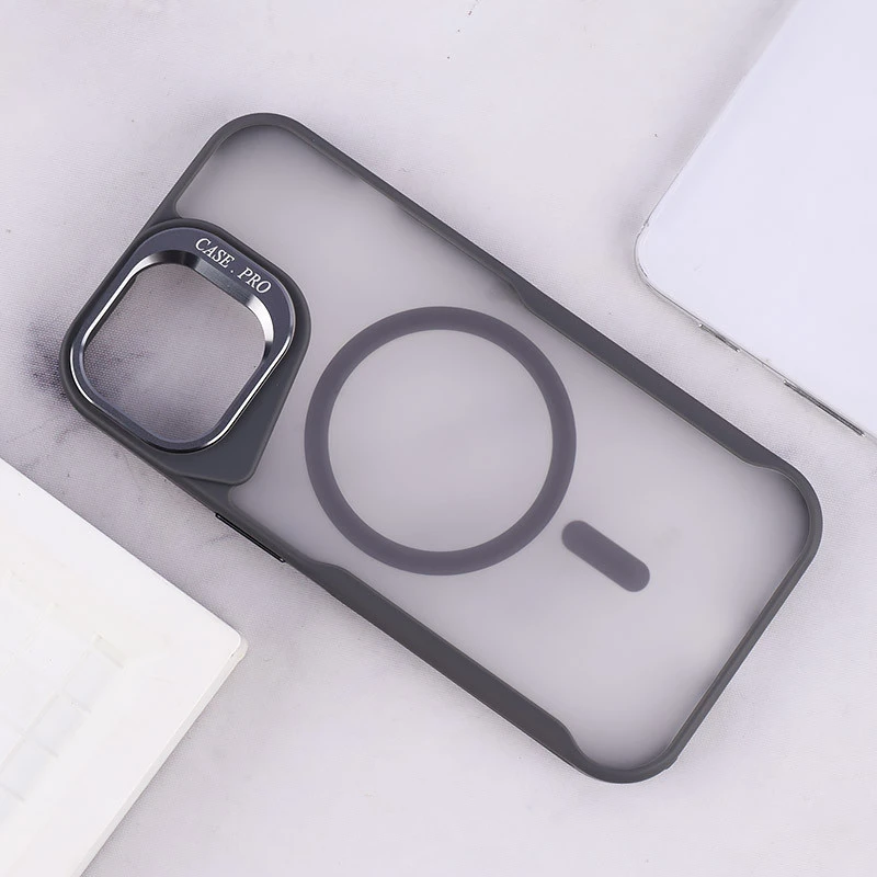 قاب مگ سیف Case.Pro آیفون iPhone 15 استندشو پشت مات