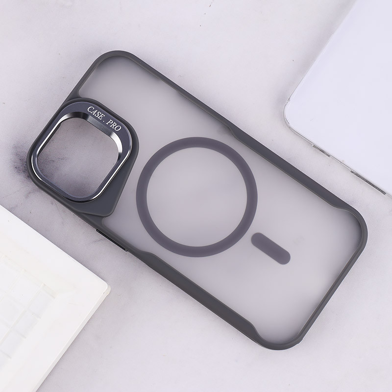 قاب مگ سیف Case.Pro آیفون iPhone 15 استندشو پشت مات