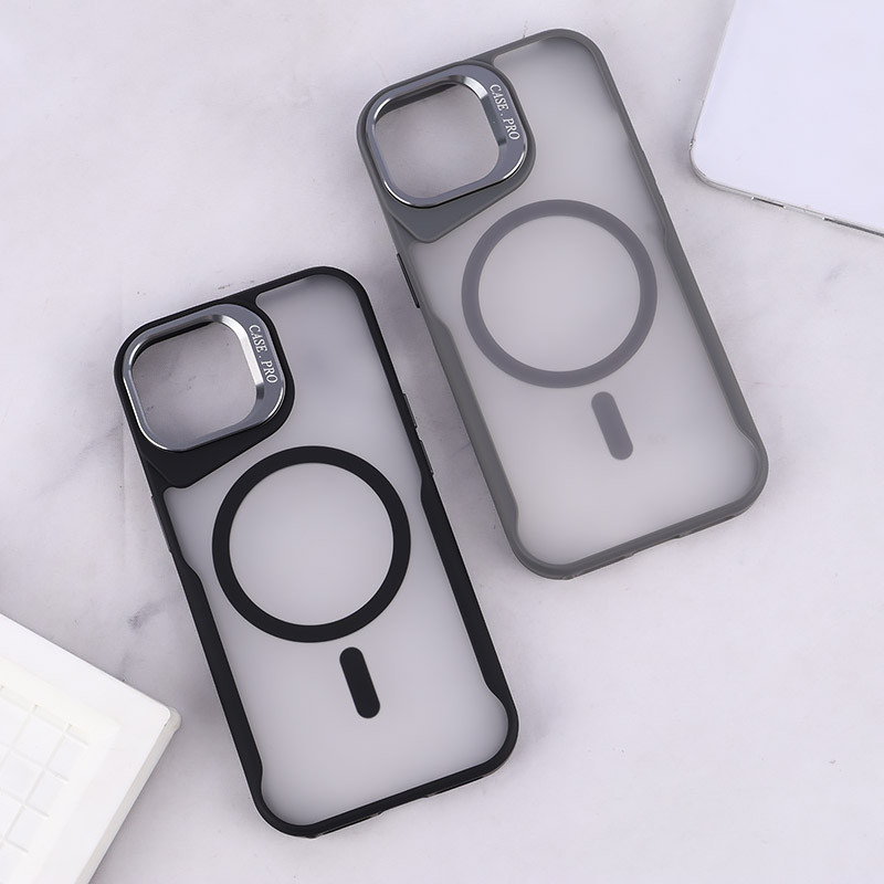 قاب مگ سیف Case.Pro آیفون iPhone 15 استندشو پشت مات