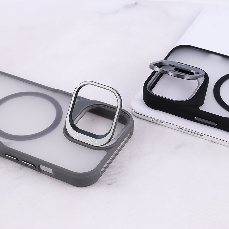 قاب مگ سیف Case.Pro آیفون iPhone 15 استندشو پشت مات