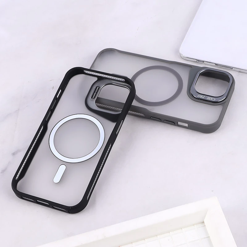 قاب مگ سیف Case.Pro آیفون iPhone 15 استندشو پشت مات