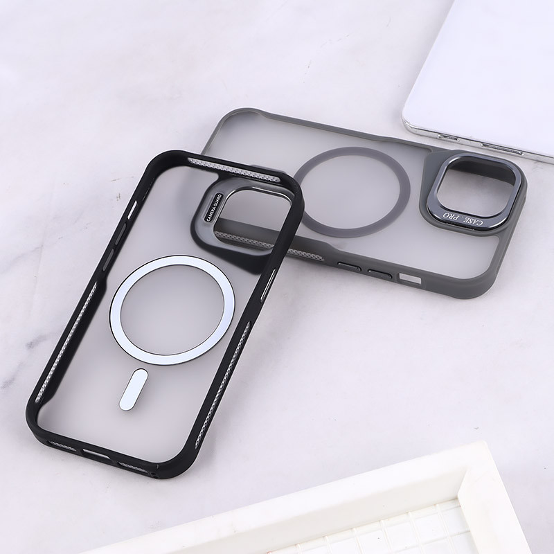 قاب مگ سیف Case.Pro آیفون iPhone 15 استندشو پشت مات