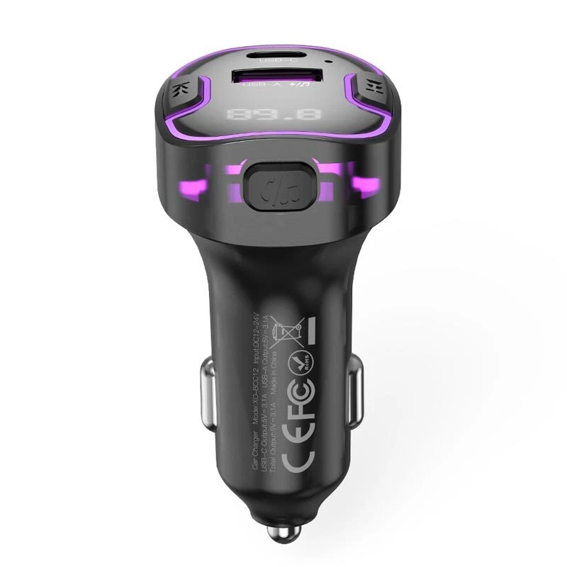 شارژر فندکی + FM Player بلوتوثی XO-BCC12