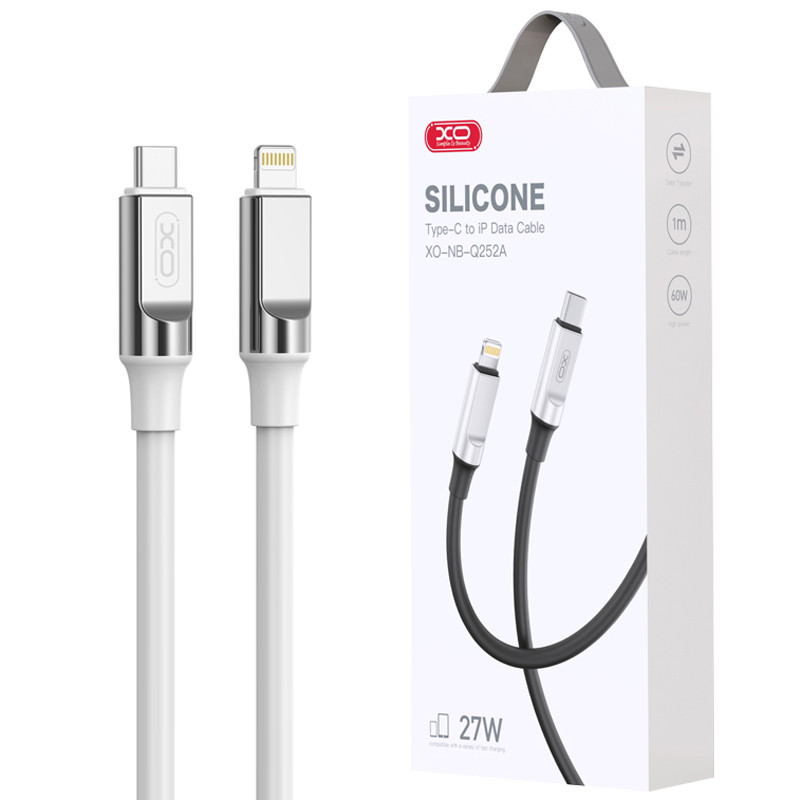کابل تبدیل فست شارژ XO NB-Q252A Type-C To Lightning 27W 1m