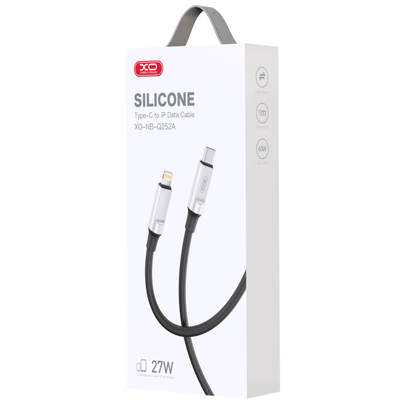 کابل تبدیل فست شارژ XO NB-Q252A Type-C To Lightning 27W 1m