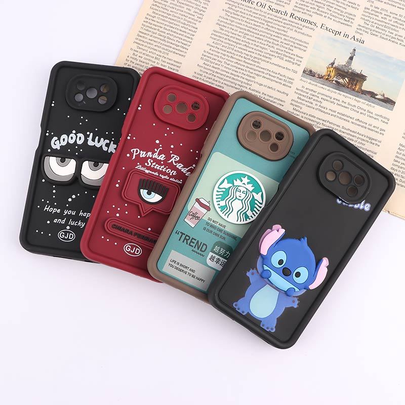 قاب سیلیکونی سولید شیائومی Poco X3 / X3 NFC / X3 Pro محافظ لنزدار