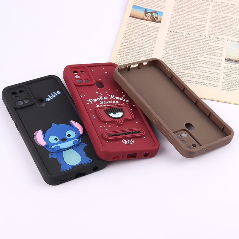 قاب سیلیکونی سولید سامسونگ Galaxy A21s محافظ لنزدار