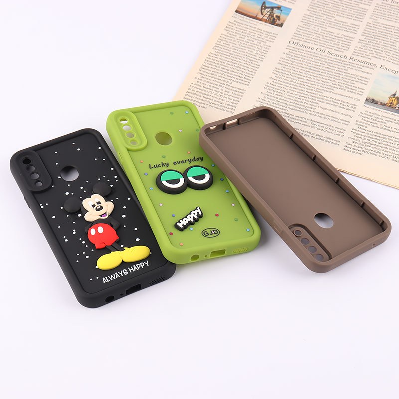 قاب سیلیکونی سولید سامسونگ Galaxy A20s محافظ لنزدار