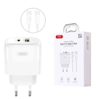 شارژر دیواری 30 وات ایکس او XO-L138 GaN PD 3A + کابل تبدیل تایپ سی