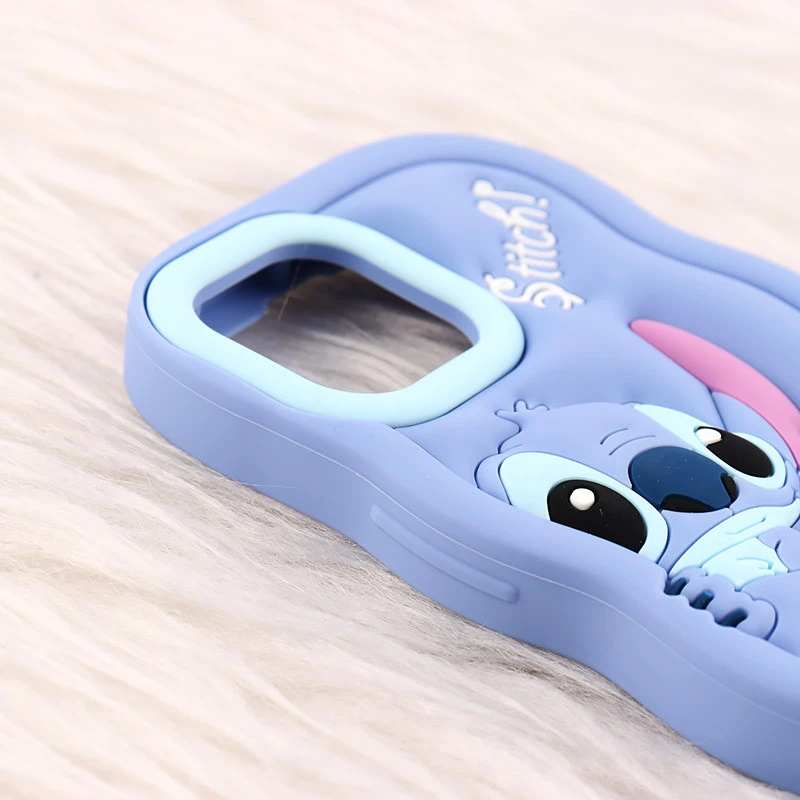 قاب سیلیکونی آیفون iPhone 13 / 14 عروسکی برجسته طرح Stitch