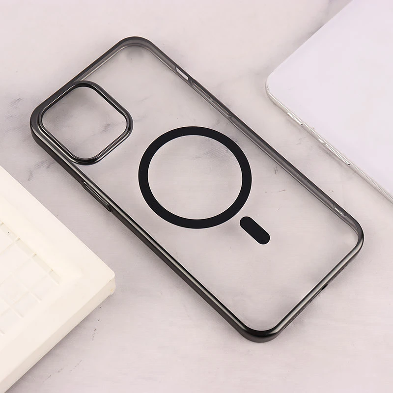 قاب PC مگ سیف Berlia آیفون iPhone 12 Pro Max دور براق