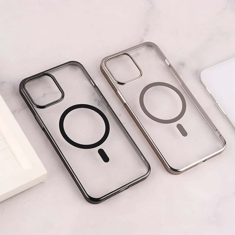 قاب PC مگ سیف Berlia آیفون iPhone 12 Pro Max دور براق