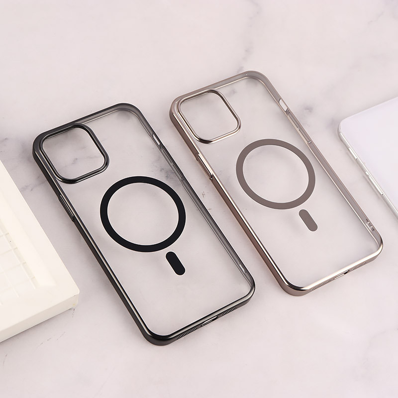 قاب PC مگ سیف Berlia آیفون iPhone 12 Pro Max دور براق