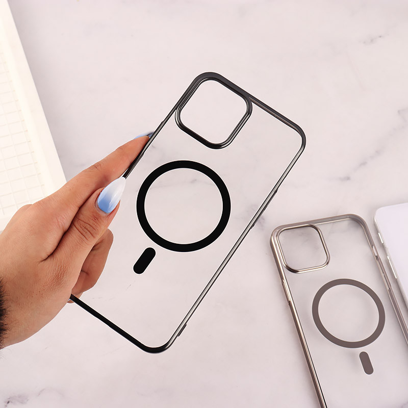قاب PC مگ سیف Berlia آیفون iPhone 12 Pro Max دور براق