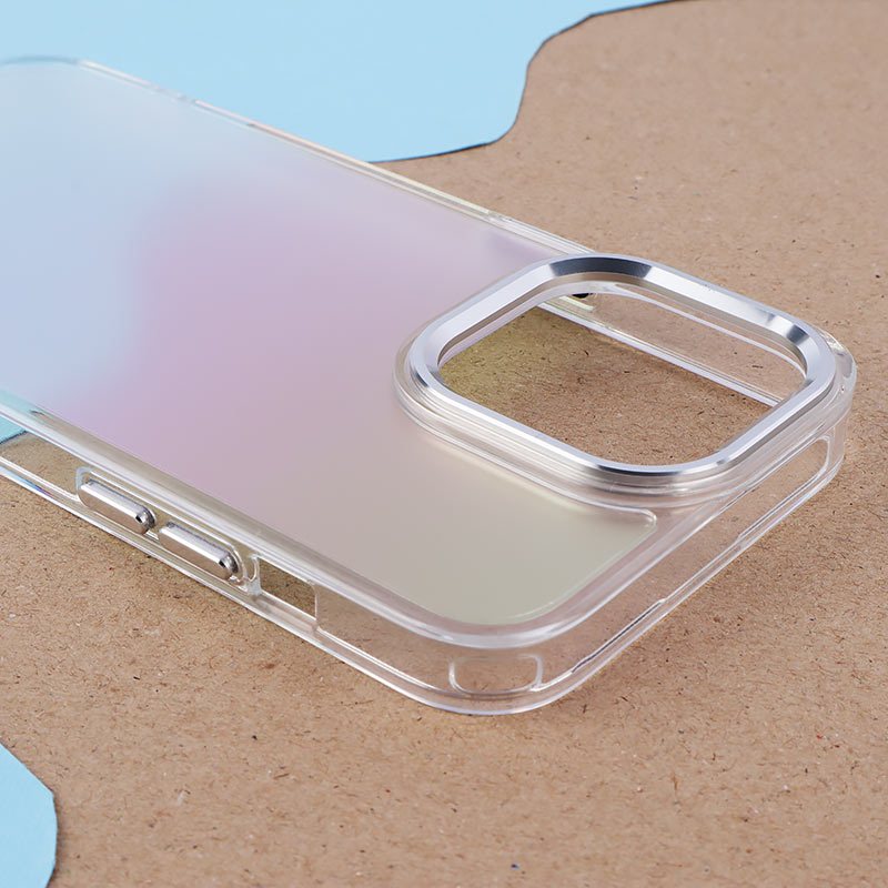 قاب هولوگرامی BIGC آیفون iPhone 14 Pro Max پشت مات دور رنگی