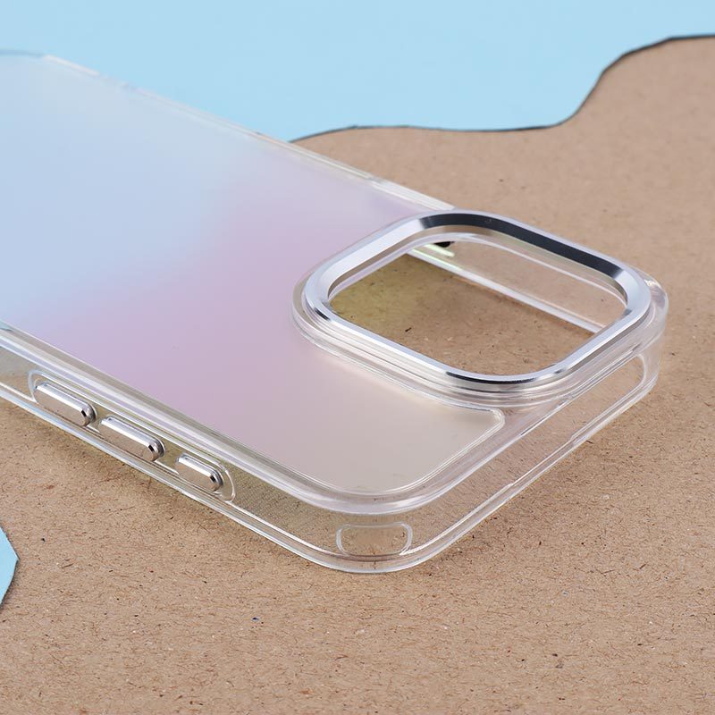 قاب هولوگرامی BIGC آیفون iPhone 15 Pro Max پشت مات دور رنگی