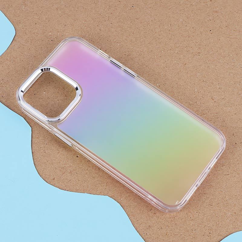 قاب هولوگرامی BIGC آیفون iPhone 12 Pro Max پشت مات دور رنگی