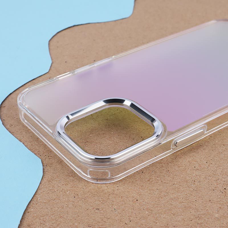 قاب هولوگرامی BIGC آیفون iPhone 12 Pro Max پشت مات دور رنگی