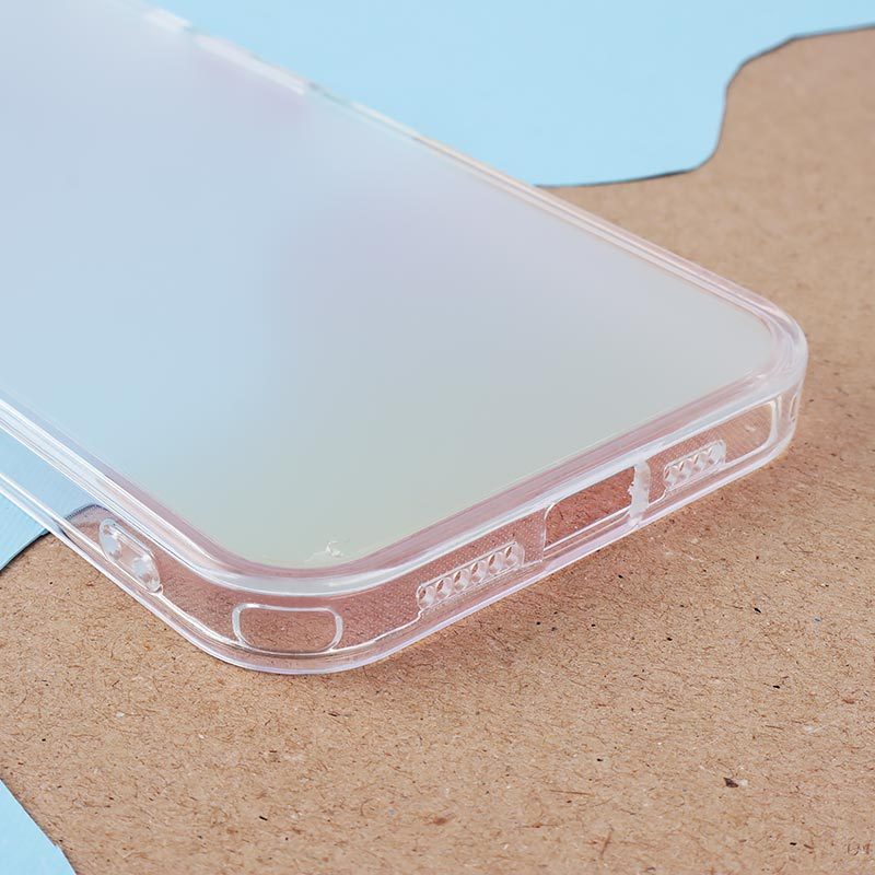 قاب هولوگرامی BIGC آیفون iPhone 12 Pro Max پشت مات دور رنگی