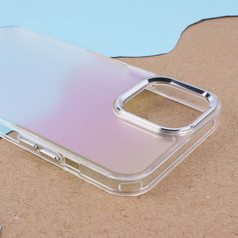 قاب هولوگرامی BIGC آیفون iPhone 12 Pro Max پشت مات دور رنگی