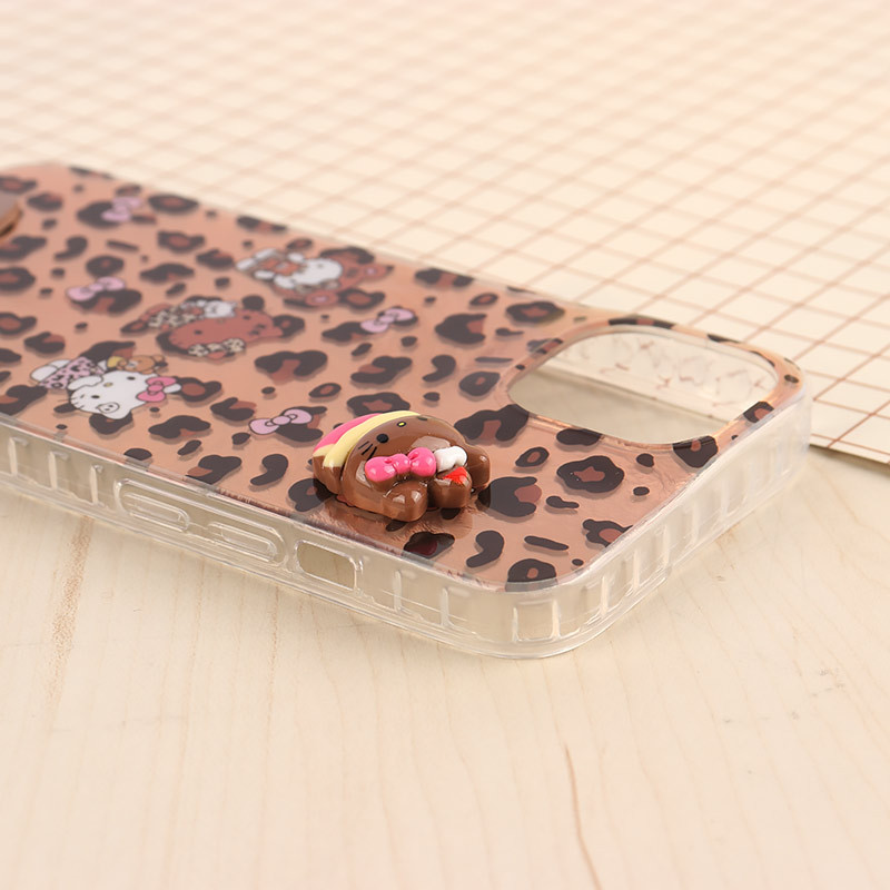قاب IMD آیفون iPhone 13 / 14 طرح Kitty برجسته براق