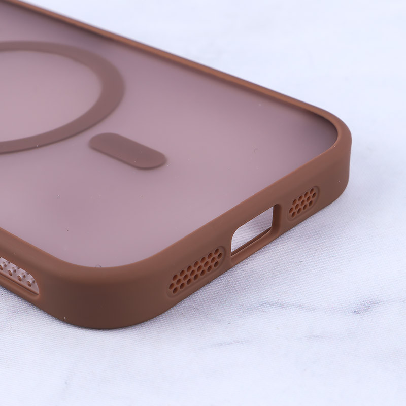 قاب مگ سیف استندشو با محافظ لنز رینگی آیفون iPhone 16 پشت مات
