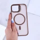 قاب مگ سیف استندشو با محافظ لنز رینگی آیفون iPhone 15 پشت مات