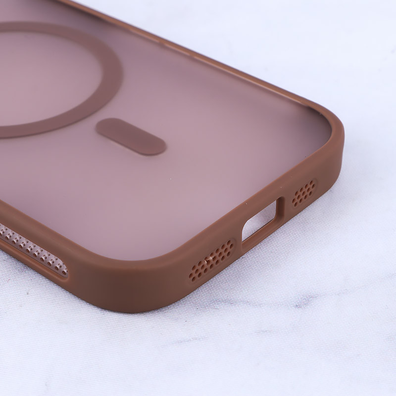 قاب مگ سیف استندشو با محافظ لنز رینگی آیفون iPhone 15 پشت مات