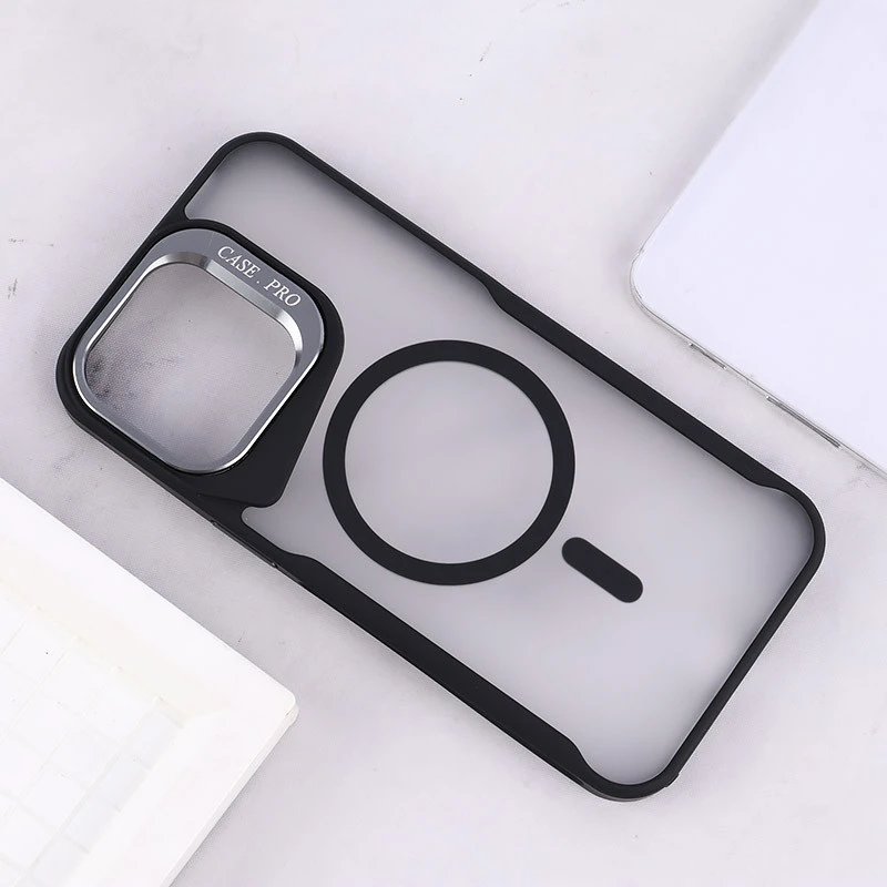 قاب مگ سیف Case.Pro آیفون iPhone 15 Pro Max استندشو پشت مات