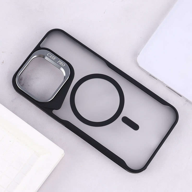 قاب مگ سیف Case.Pro آیفون iPhone 15 Pro Max استندشو پشت مات