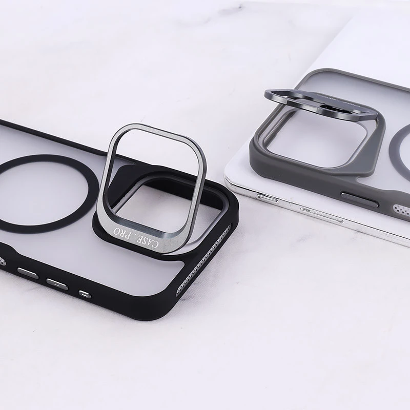 قاب مگ سیف Case.Pro آیفون iPhone 15 Pro Max استندشو پشت مات