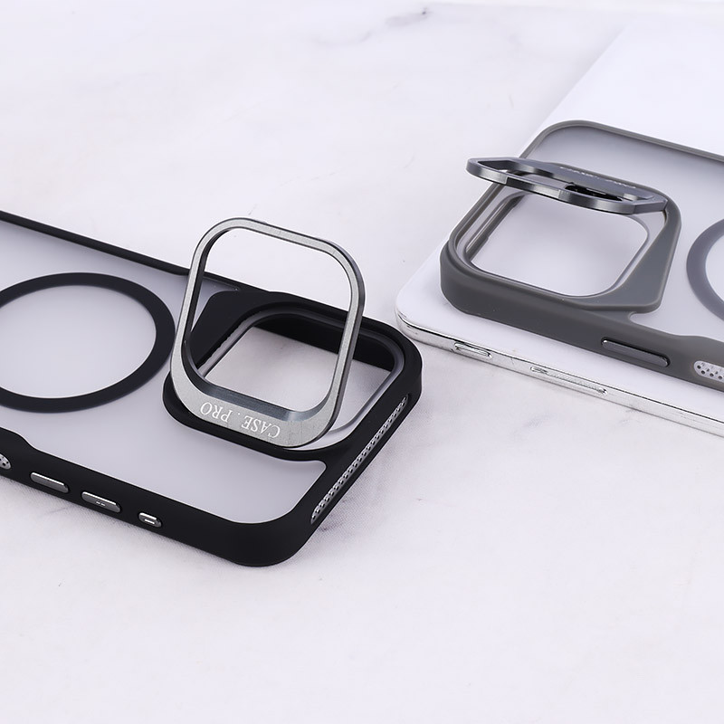 قاب مگ سیف Case.Pro آیفون iPhone 15 Pro Max استندشو پشت مات