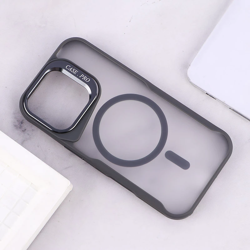 قاب مگ سیف Case.Pro آیفون iPhone 16 Pro استندشو پشت مات