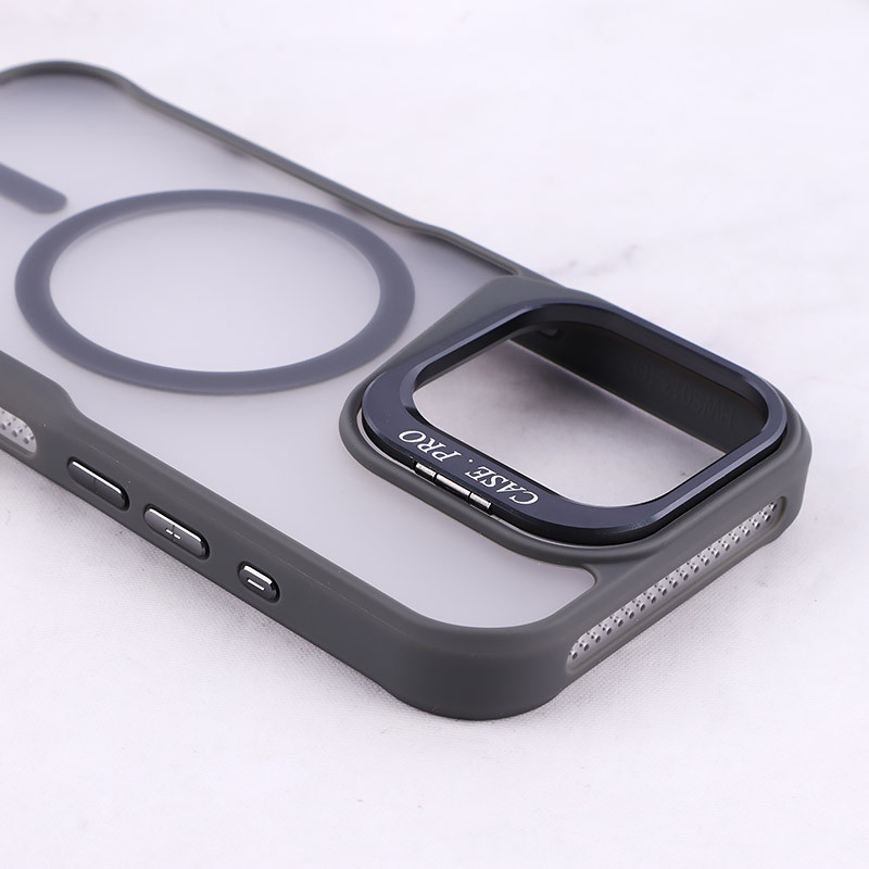 قاب مگ سیف Case.Pro آیفون iPhone 16 Pro استندشو پشت مات