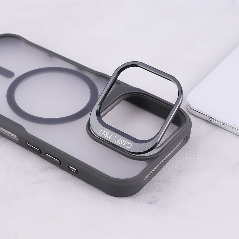 قاب مگ سیف Case.Pro آیفون iPhone 16 Pro استندشو پشت مات