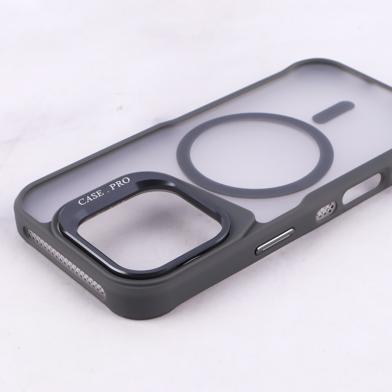 قاب مگ سیف Case.Pro آیفون iPhone 16 Pro استندشو پشت مات