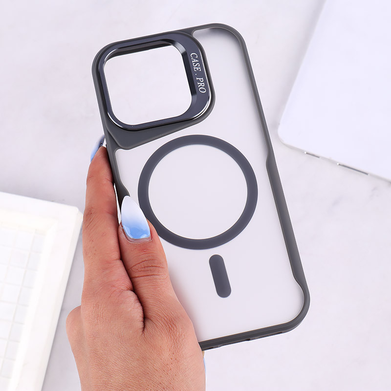 قاب مگ سیف Case.Pro آیفون iPhone 16 Pro استندشو پشت مات